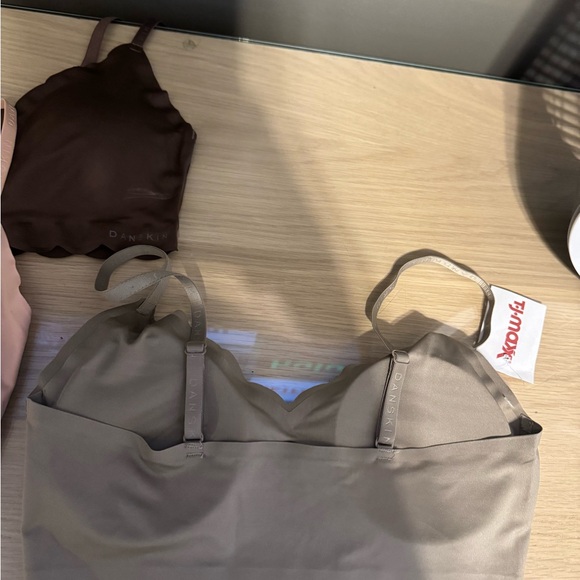 Danskin Brown and Pink Wireless Bralettes for Everyday Comfort - Picture 2 of 4